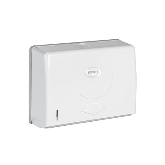 Dispensador junior p/toallas de papel, blanco, Foset Basic