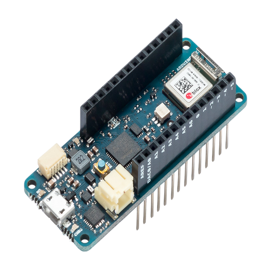 Placa de Desarrollo IoT / Arduino MKR WiFi 1010 / Procesador SAMD21 Cortex-M0+ 48 MHz / Módulo WiFi Nina W102 ESP32 / Bluetooth 5.0 BLE / Chip Criptográfico ATECC508 / Compatibilidad Arduino Cloud