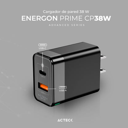 Cargador ACTECK CP38W - Vista 3