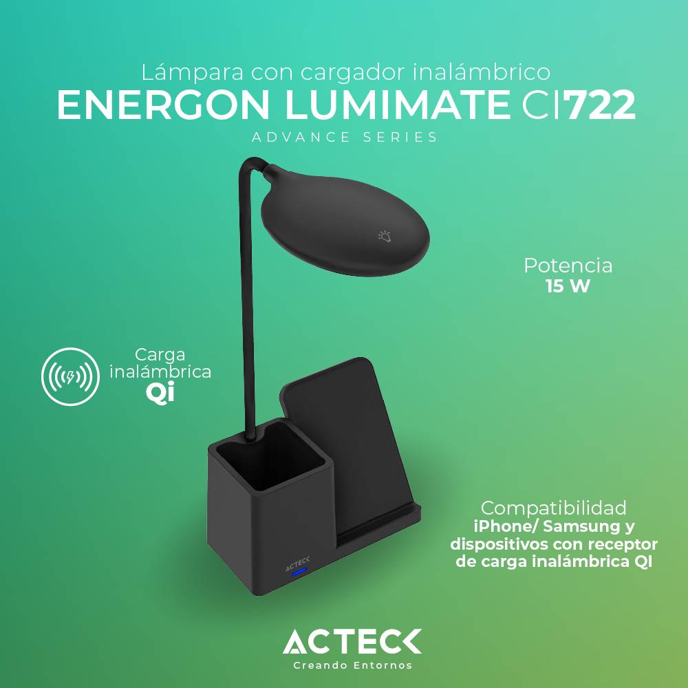 Cargador  ACTECK CI722 - Vista 2