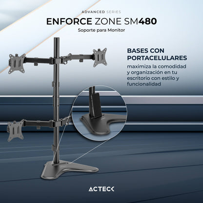 Soportes para Monitores ACTECK ADVANCED SERIES - Vista 3