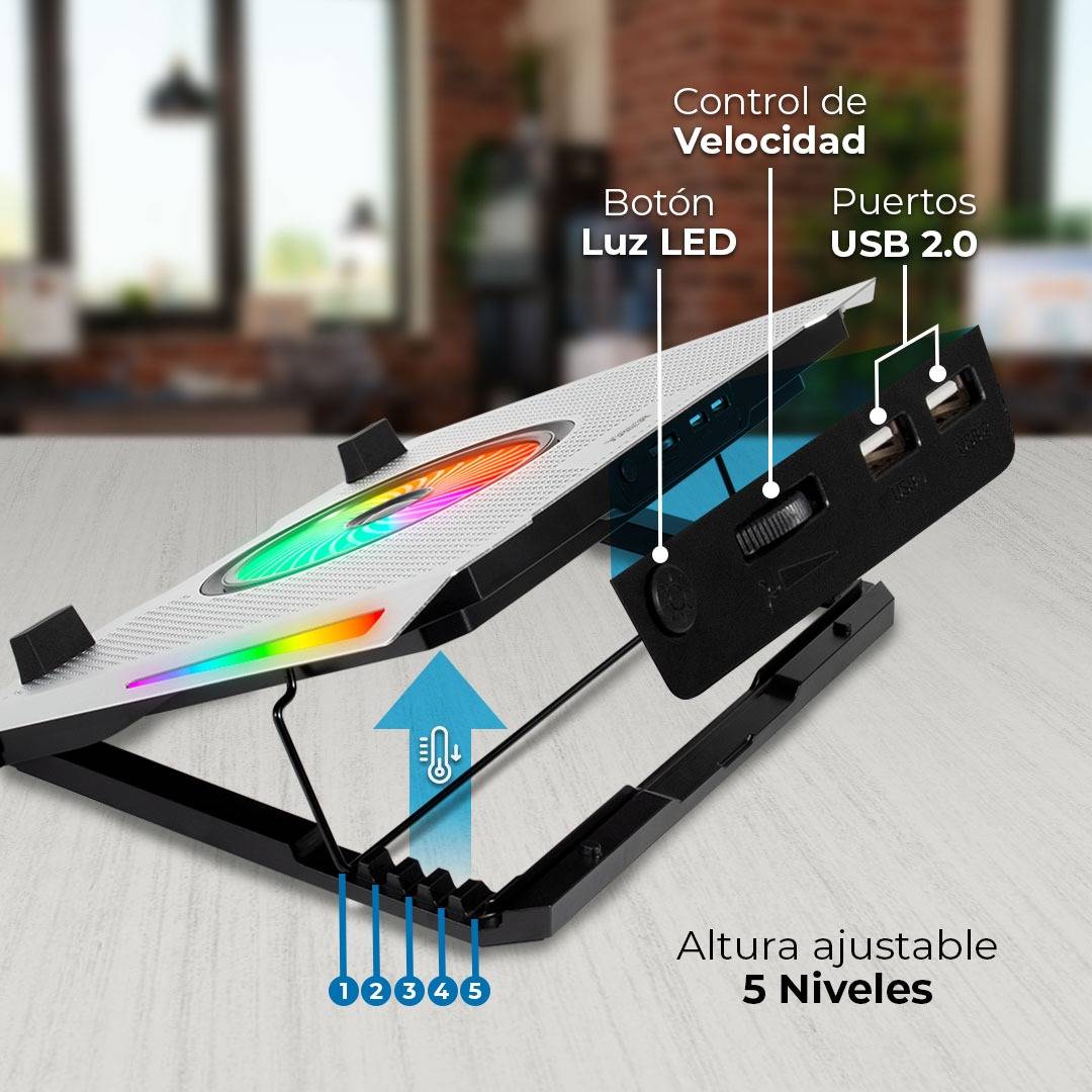 Bases Enfriadoras ACTECK BE670 - Vista 4