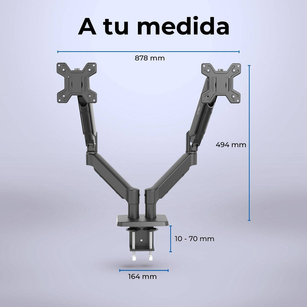 Soportes para Monitores ACTECK ENFORCE MOTION SM727 - Vista 2