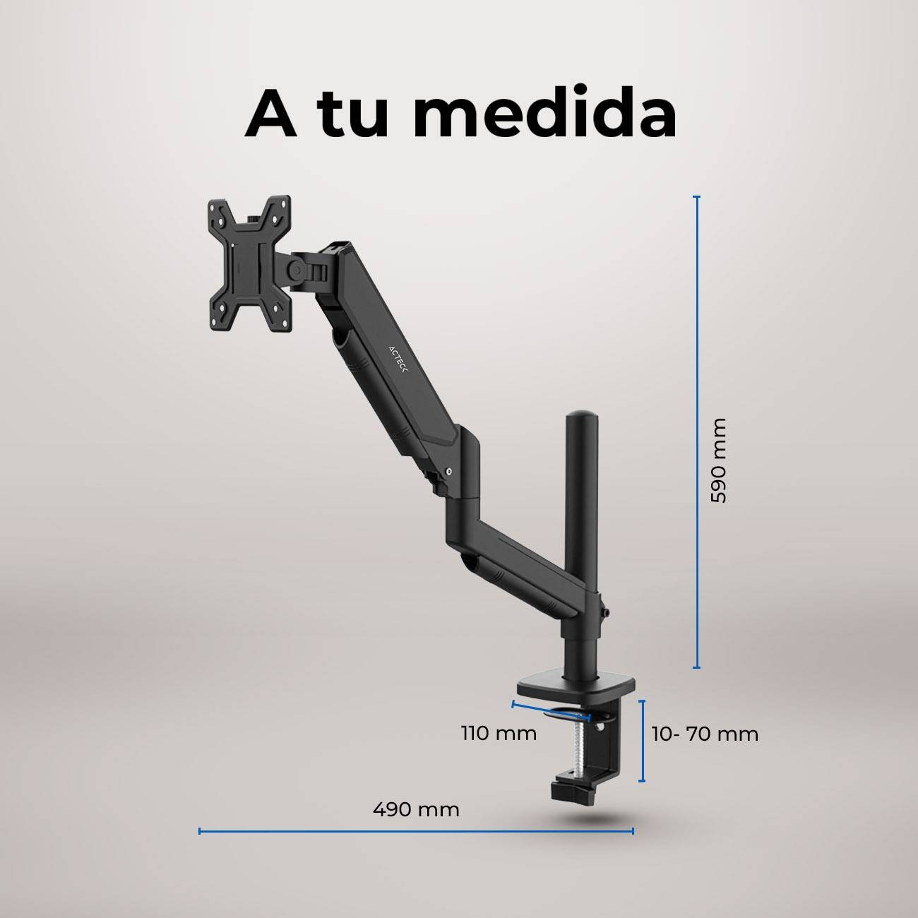 Soportes para Monitores ACTECK ENFORCE MOTION SM718 - Vista 2
