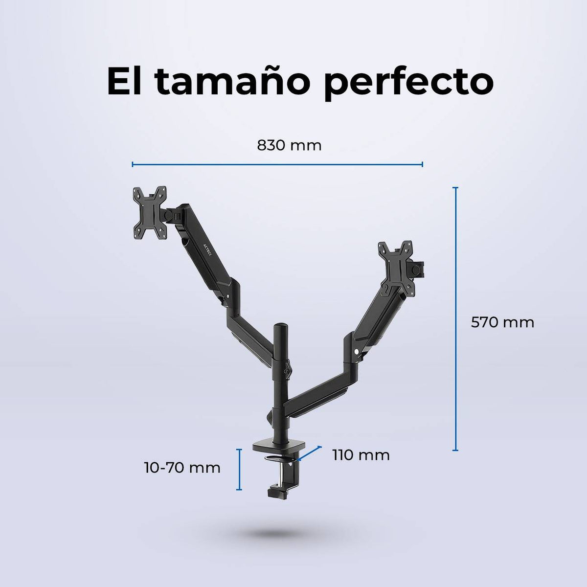 Soportes para Monitores ACTECK ENFORCE MOTION SM728 - Vista 2