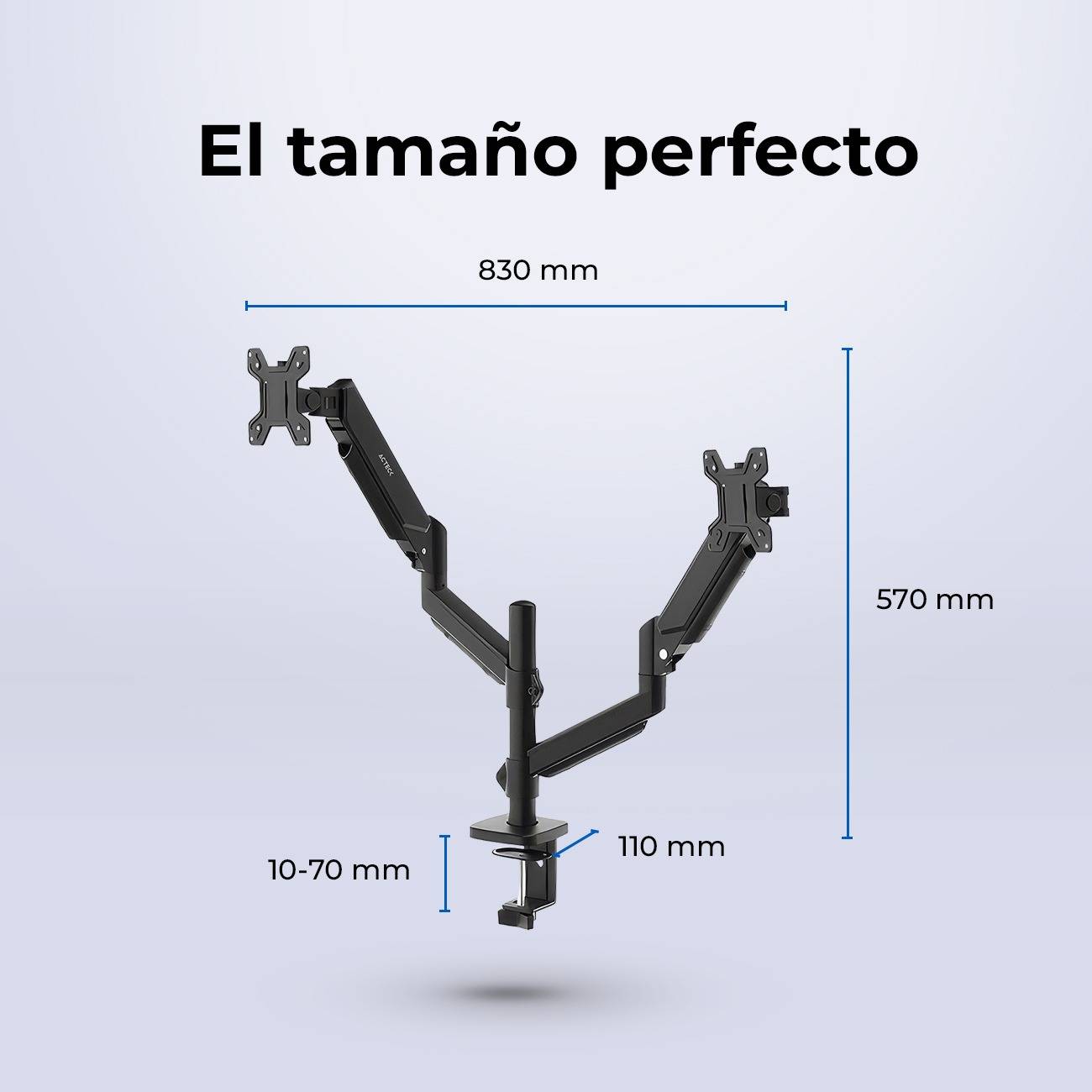 Soportes para Monitores ACTECK ENFORCE MOTION SM728 - Vista 2