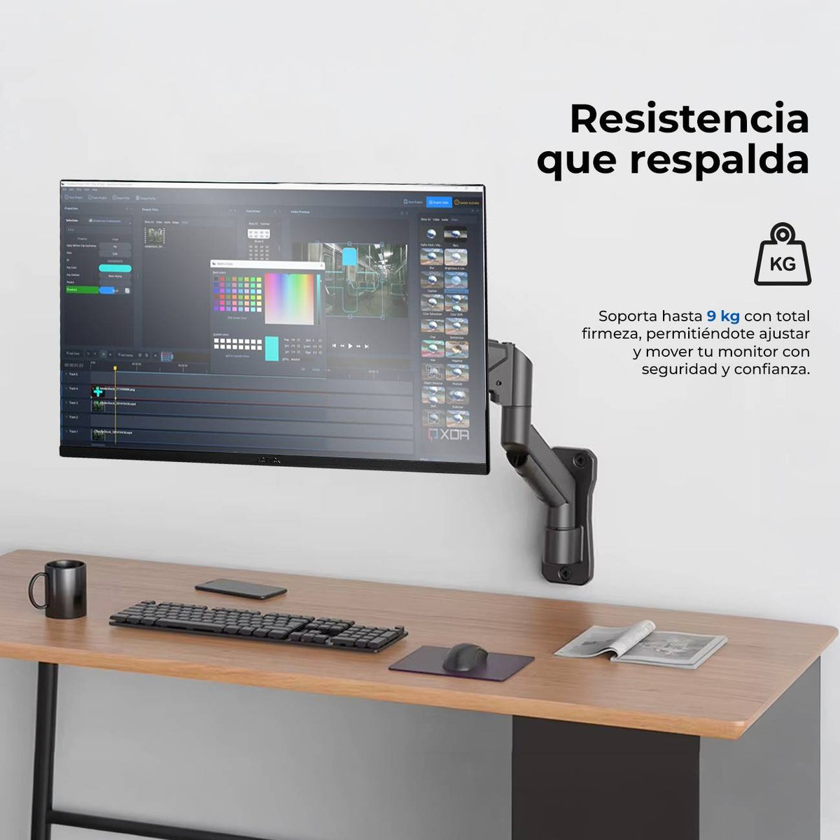 Soportes para Monitores ACTECK ENFORCE MOTION SM715 - Vista 3