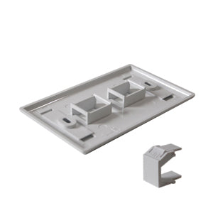 Placa de Pared 2 Puertos BELDEN AX102655 - Vista 2