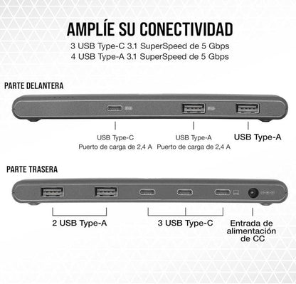 Concentradores Hub CORSAIR CU-9000003-NA - Vista 2