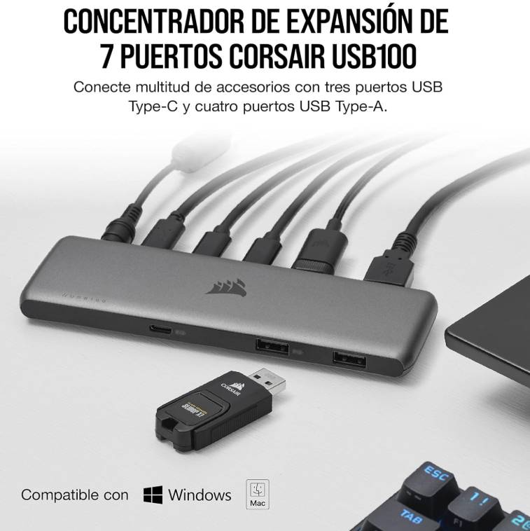 Concentradores Hub CORSAIR CU-9000003-NA - Vista 4