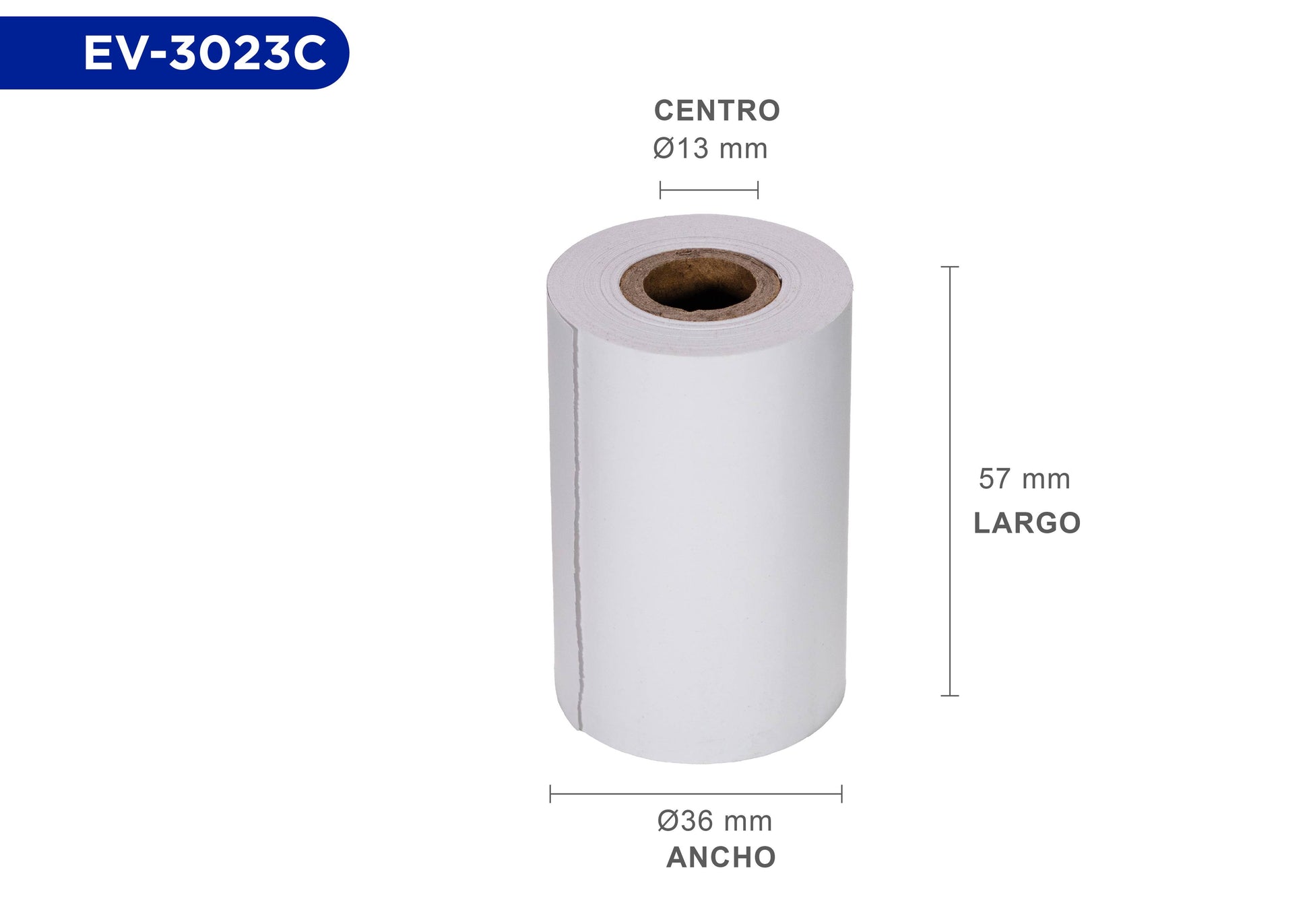 Rollos de papel EVOTEC EV-3023C - Vista 2