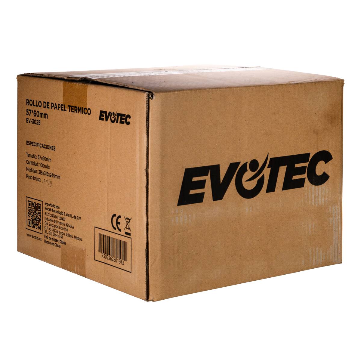 Rollos de papel EVOTEC EV-3025C - Vista 4