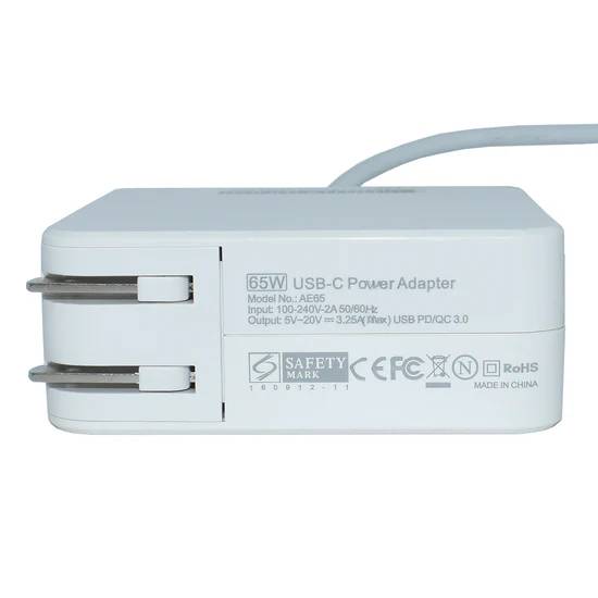 Adaptador de Corriente GENERICO USBC-65W - Vista 2