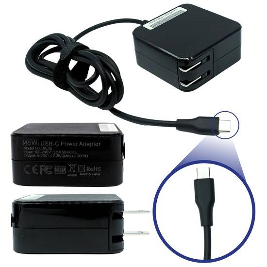 Adaptador de Corriente GENERICO USBC-45W - Vista 2