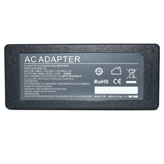 Cargador para Laptop GENERICO Adaptador de Corriente 65W 19.5V-3.34A - Vista 2