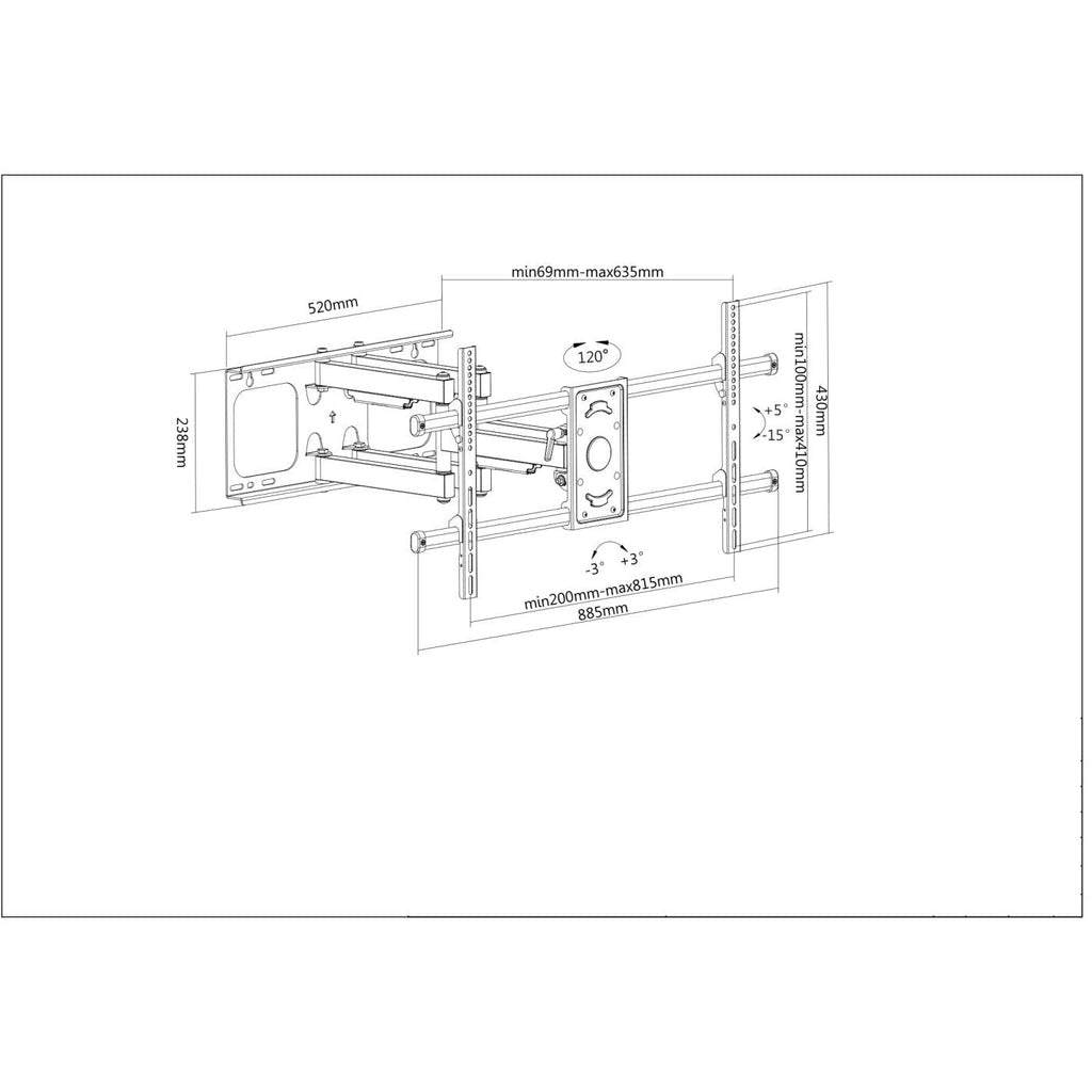 Soporte para TV MANHATTAN 461290 - Vista 5