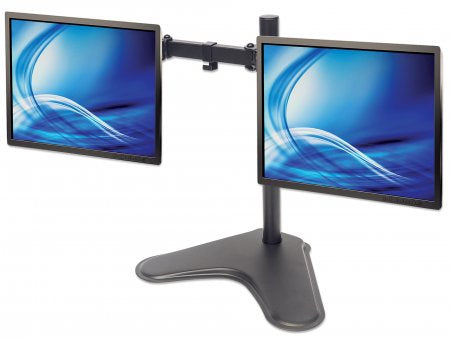 Soporte para dos monitores MANHATTAN  Movimiento con brazos de doble articulación - Vista 3