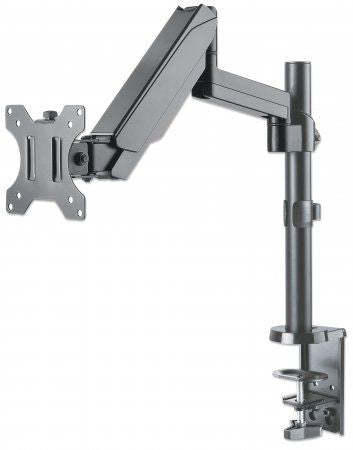 Soporte universal de pared para monitor MANHATTAN con pistón a gas,Soporta un monitor de 17 - Vista 2