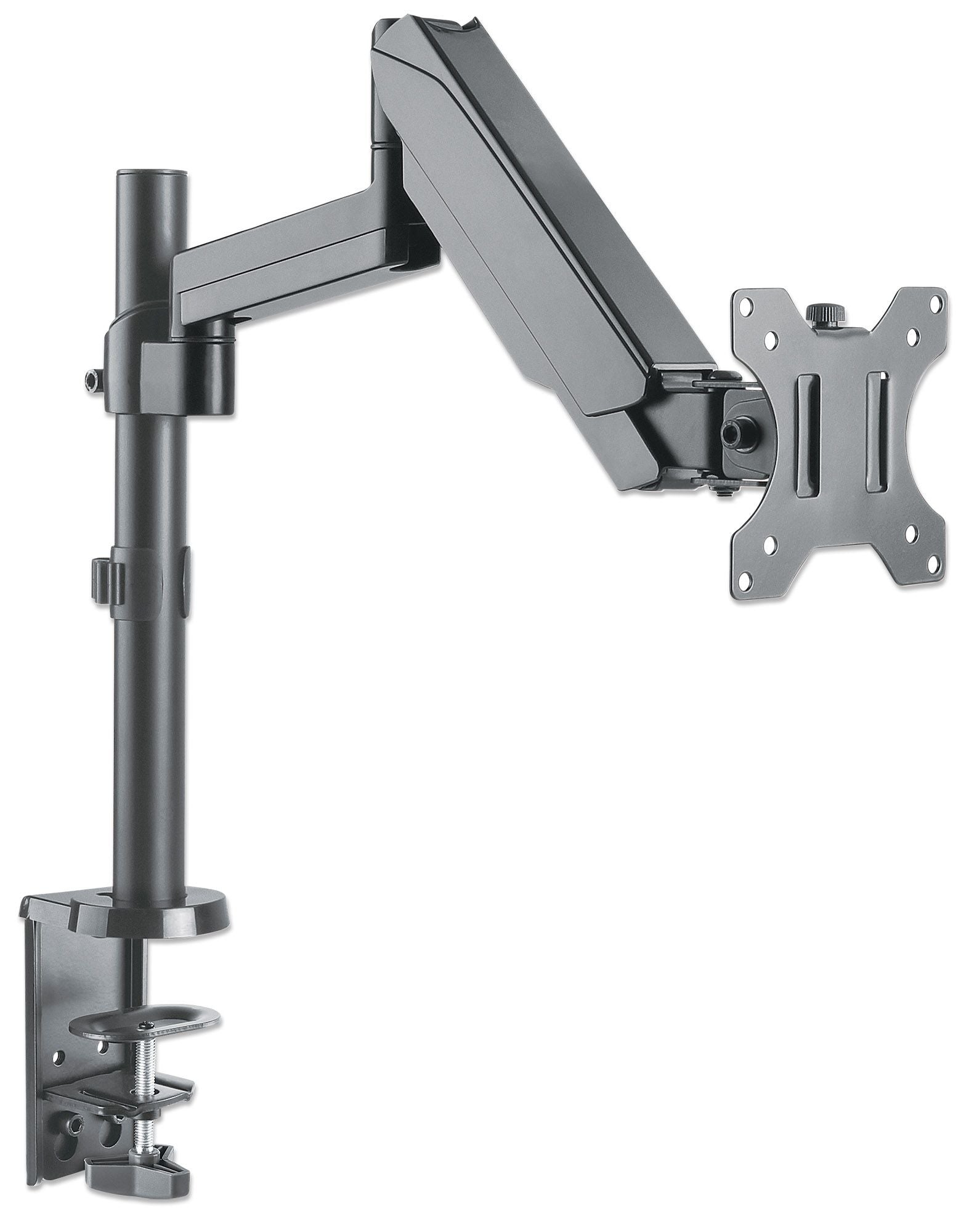 Soporte universal de pared para monitor MANHATTAN con pistón a gas,Soporta un monitor de 17 - Vista 3