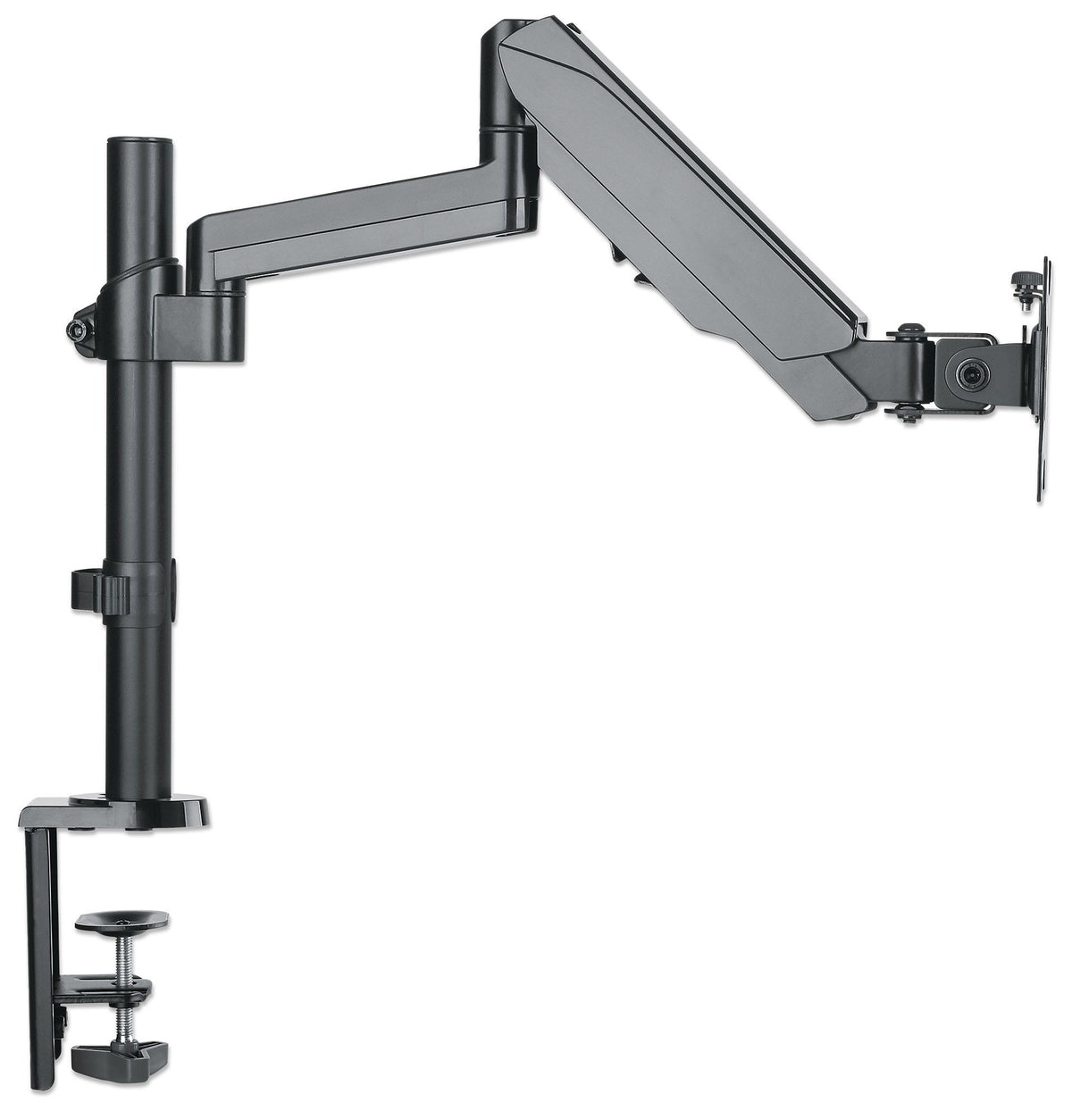Soporte universal de pared para monitor MANHATTAN con pistón a gas,Soporta un monitor de 17 - Vista 4