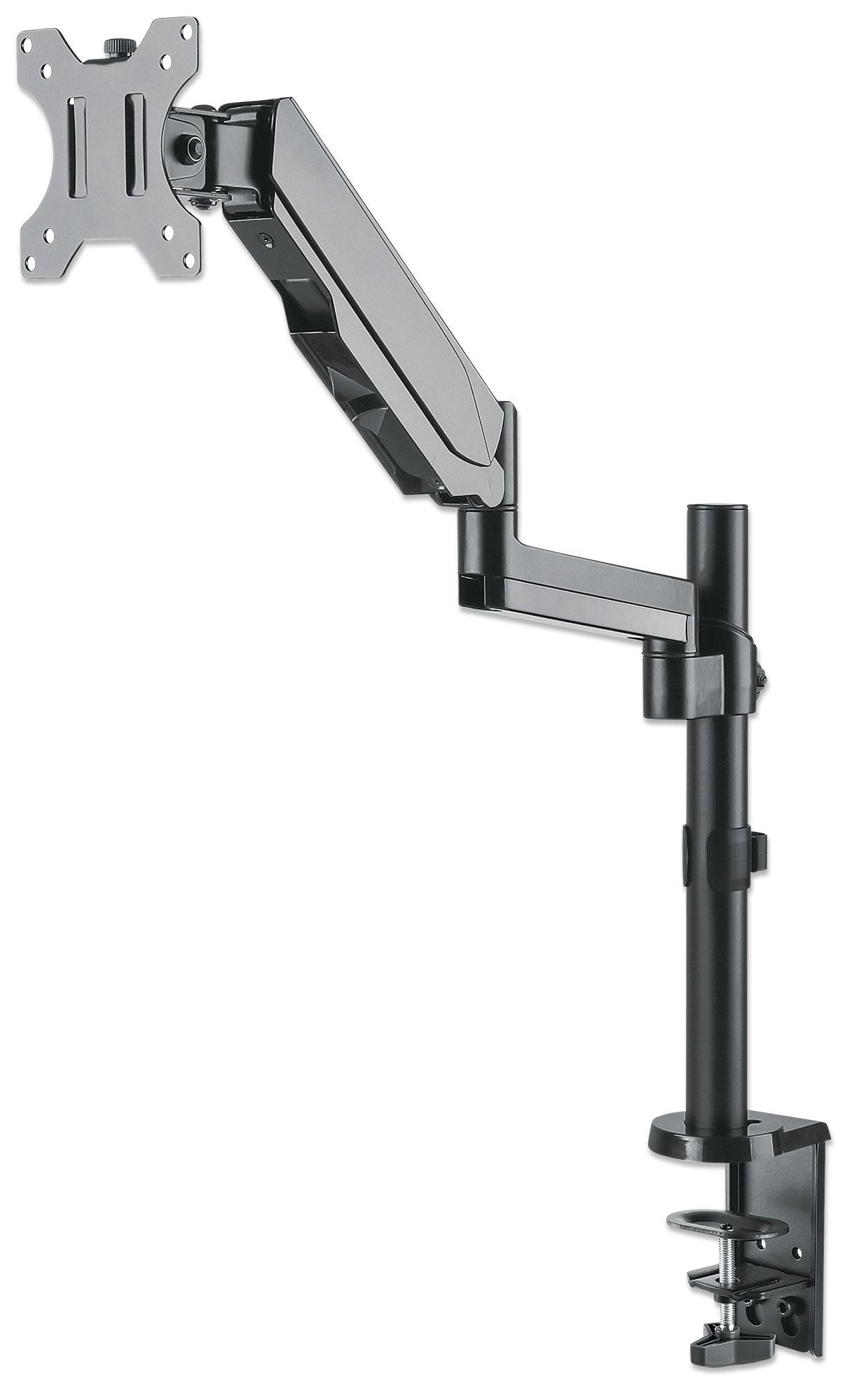 Soporte universal de pared para monitor MANHATTAN con pistón a gas,Soporta un monitor de 17 - Vista 5