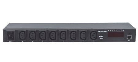 Barra Multicontactos INTELLINET 8 salidas para montaje en rack de 19" - Vista 3