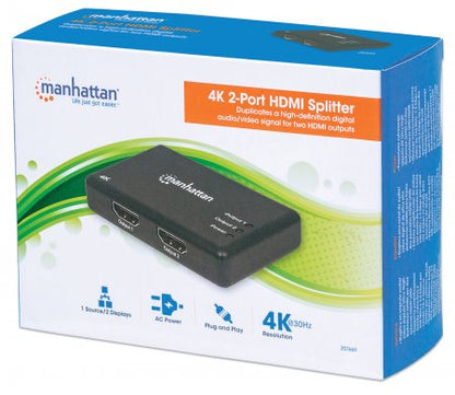 Video Splitter HDMI MANHATTAN De 2 puertos - Vista 6