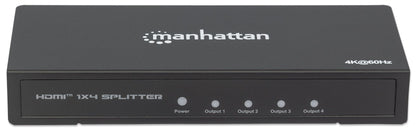 Video Splitter HDMI 4k@60Hz  MANHATTAN 207805 - Vista 3