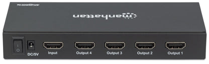 Video Splitter HDMI 4k@60Hz  MANHATTAN 207805 - Vista 4