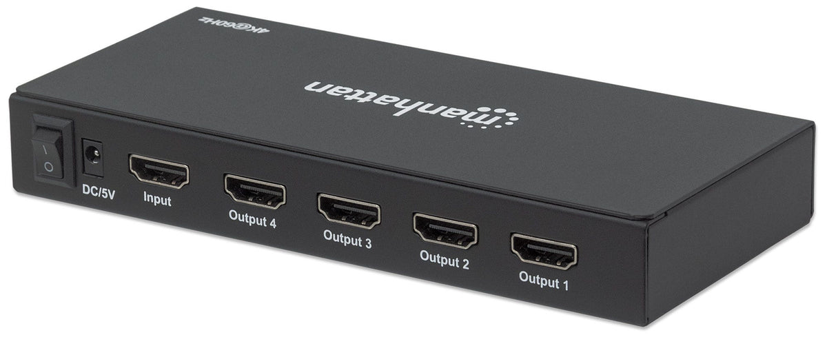 Video Splitter HDMI 4k@60Hz  MANHATTAN 207805 - Vista 5