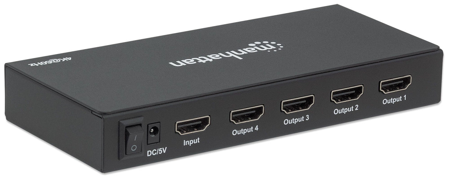 Video Splitter HDMI 4k@60Hz  MANHATTAN 207805 - Vista 6