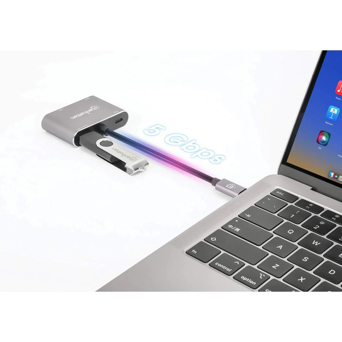 Docking USB-C MANHATTAN 130691 - Vista 5