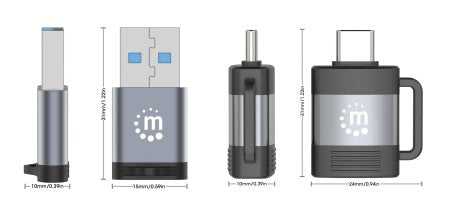 Adaptador USB MANHATTAN 356329 - Vista 3