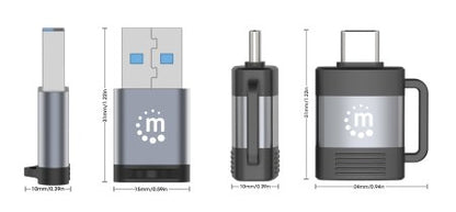 Adaptador USB MANHATTAN 356329 - Vista 3