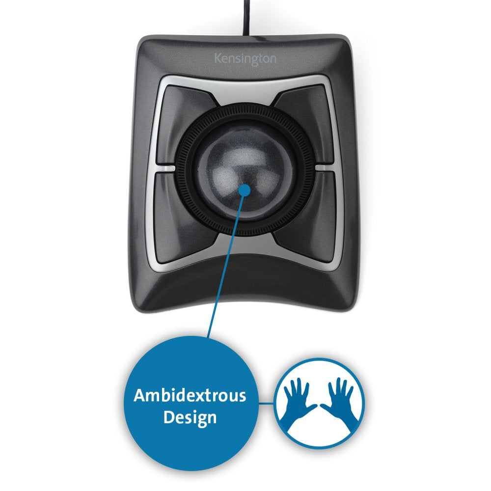 Trackball con Cable  KENSINGTON K64325 - Vista 3