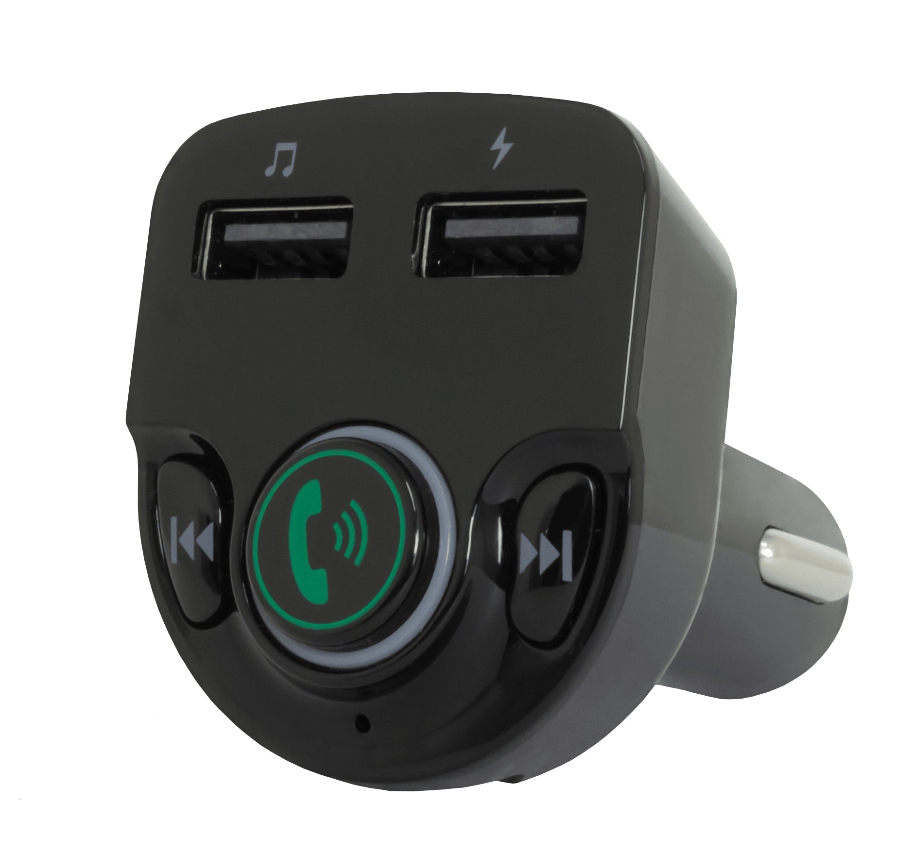 Transmisor BT Doble puerto USB PERFECT CHOICE PC-331148 - Vista 2