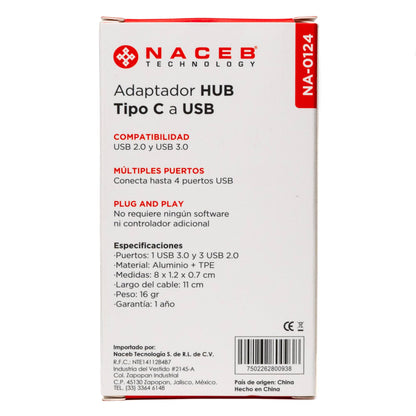 Concentradores Hub Naceb Technology NA-0124 - Vista 4