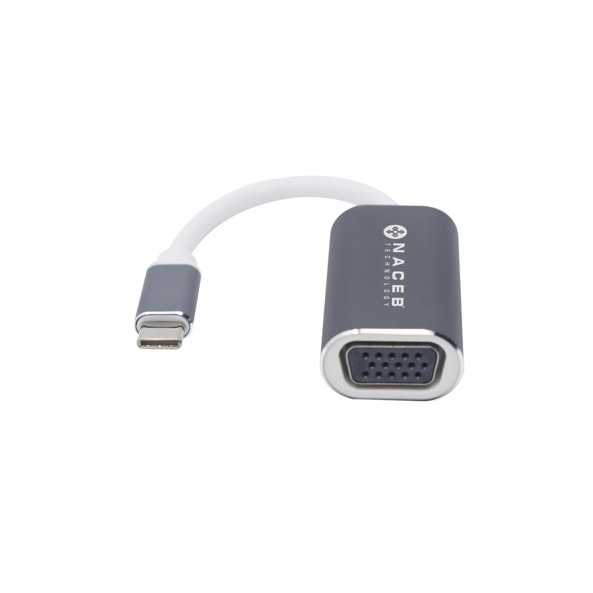 Adaptador Tipo C a VGA Naceb Technology NA-0110 - Vista 2