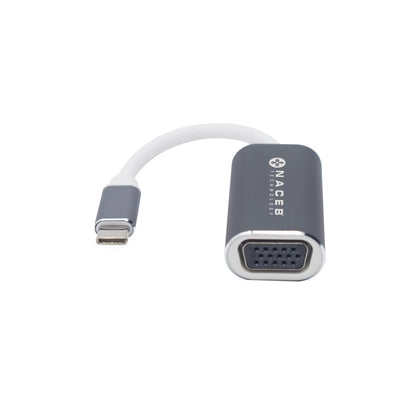 Adaptador Tipo C a VGA Naceb Technology NA-0110 - Vista 2