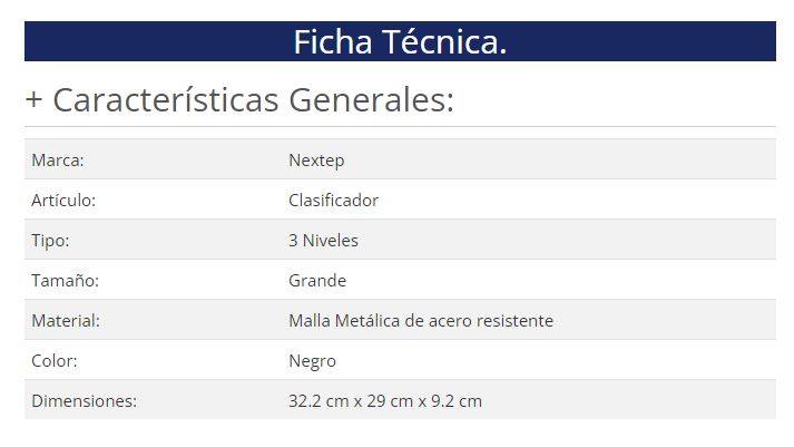 Clasificador Nextep ne-176 - Vista 2