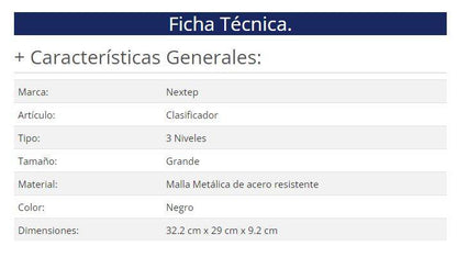 Clasificador Nextep ne-176 - Vista 2