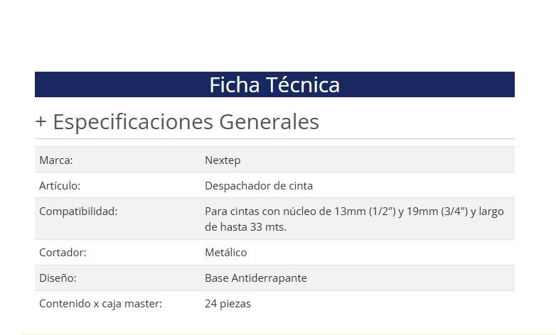 Despachador de cinta  Nextep NE-150C - Vista 4