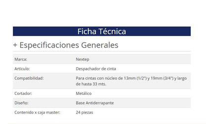 Despachador de cinta  Nextep NE-150C - Vista 4