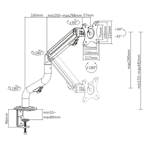 Soporte OVALTECH OVM-S1732 - Vista 5