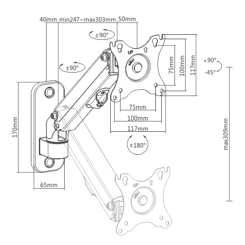 Soporte OVALTECH OVMP-S1727 - Vista 5
