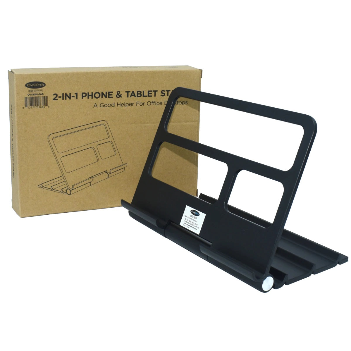Soporte Vertical para Tableta/ Celular OVALTECH OVDESK-TAB - Vista 2