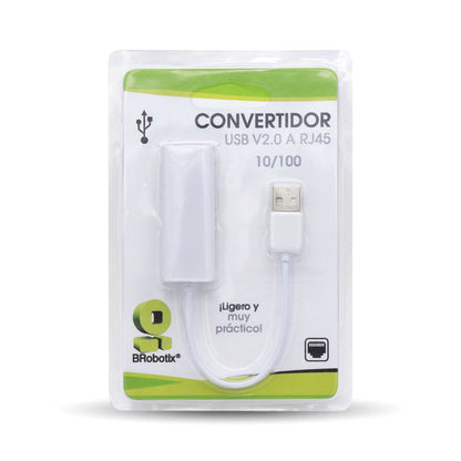 Adaptador BROBOTIX USB V2.0 A RJ45 - Vista 2