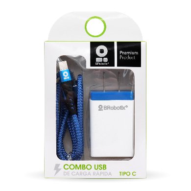 CARGADOR BROBOTIX USB C/CABLE TIPO C CARGA RÁPIDA 963332 - Vista 5