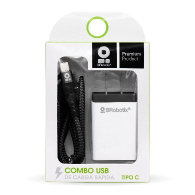 CARGADOR BROBOTIX USB C/CABLE TIPO C CARGA RÁPIDA 963325 - Vista 10