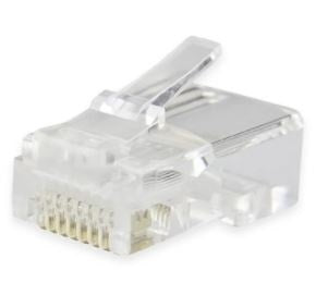 Plugs de Red RJ45, CAT5E, Bote 100 Pzs  BROBOTIX 263786 - Vista 2